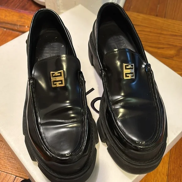 Givenchy Black Loafers with Chunky Platform - Picture 2 of 5